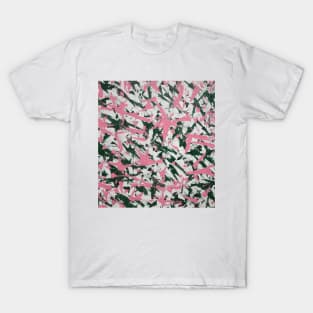 Pink and Green Abstract Painting T-Shirt